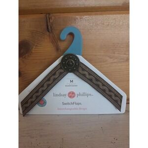 Lindsay Phillips Switchflops Interchangeable Straps Jami Size Medium 7/8 New